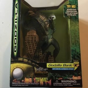 Vintage 1998 Godzilla bank